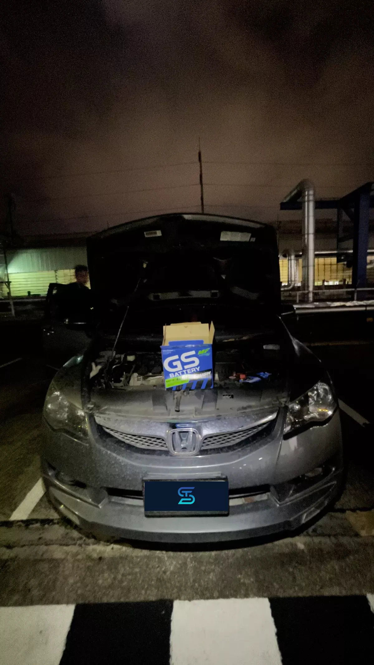 ติดตั้งแบตเตอรี่ GS MFX60L รถ HONDA City 1.5 GD / ZX ที่ แหลมฉบัง โดย เอส.ที.แบตเตอรี่ ศรีราชา ชลบุรี