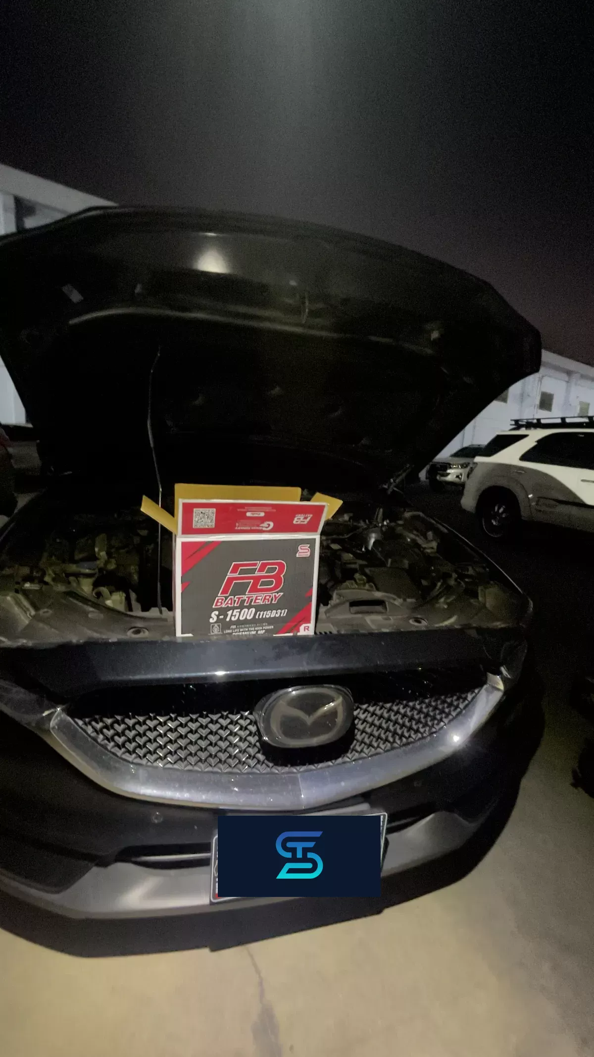 ติดตั้งแบตเตอรี่ FB S1500L รถ MAZDA CX-5 2.0, 2.5 เบนซิน / 2.2 ดีเซล ที่ แหลมฉบัง โดย เอส.ที.แบตเตอรี่ ศรีราชา ชลบุรี
