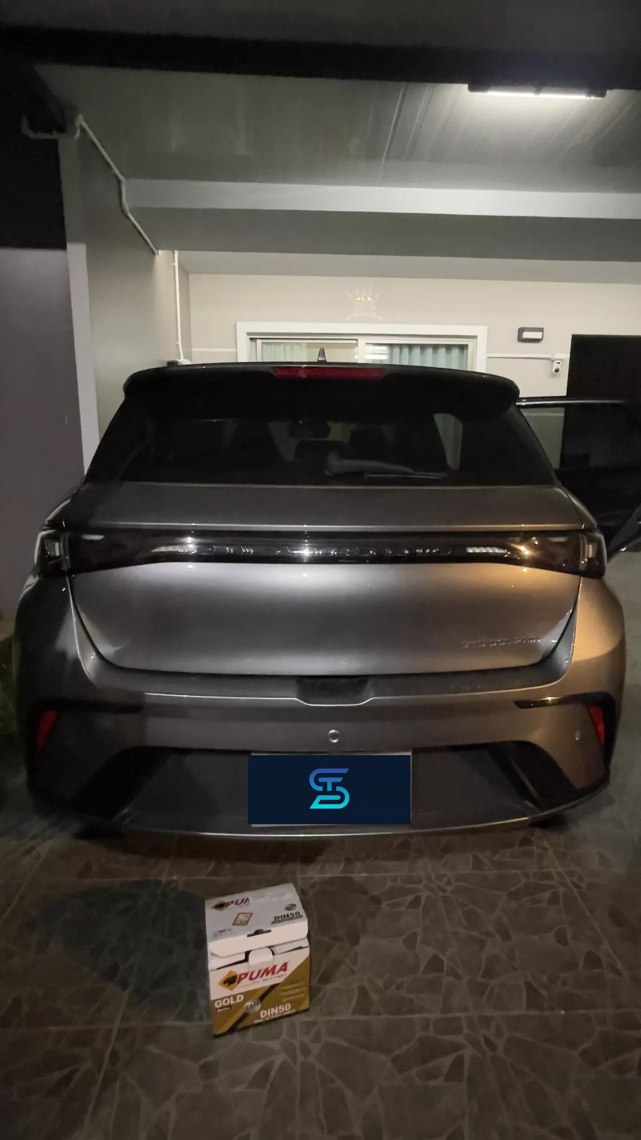 ติดตั้งแบตเตอรี่ PUMA GOLD DIN55 LBN1 BYD Dolphin (Standard / Extended) (ปี 2023 - 2026) [Hatchback] (2023-2026) อ่าวอุดม เอส.ที.แบตเตอรี่ ศรีราชา ชลบุรี